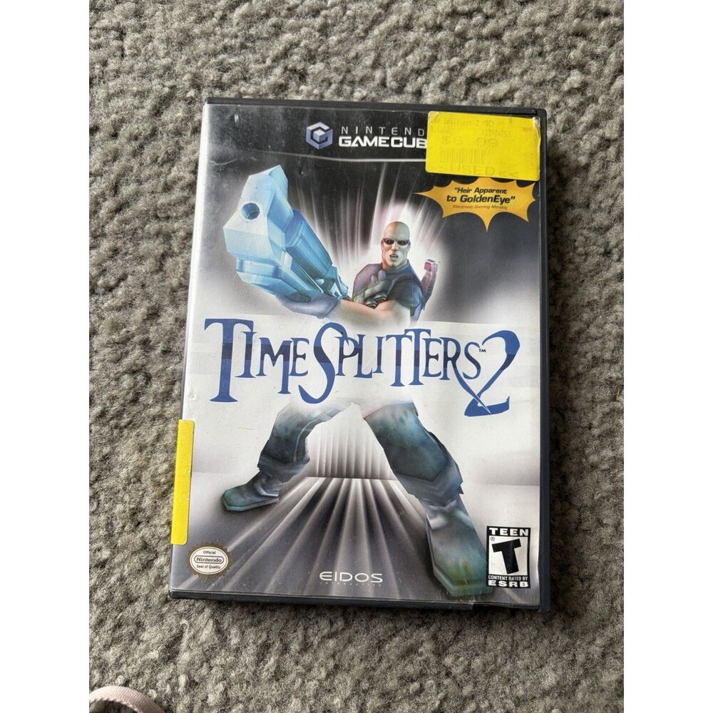 TimeSplitters 2 (Nintendo GameCube, 2002) No Manual Tested And Working